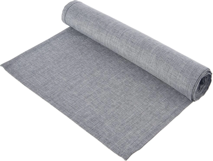 Běhoun na stůl z polyesteru 160 × 30 cm, světle šedý