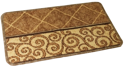 Koupelnová předložka Milano 40 × 66 cm s protiskluzem