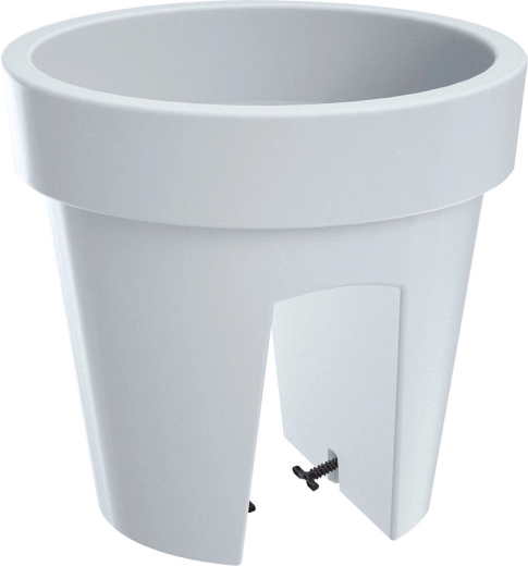 Květináč na zábradlí Lofly Railing 24,5 cm bílý
