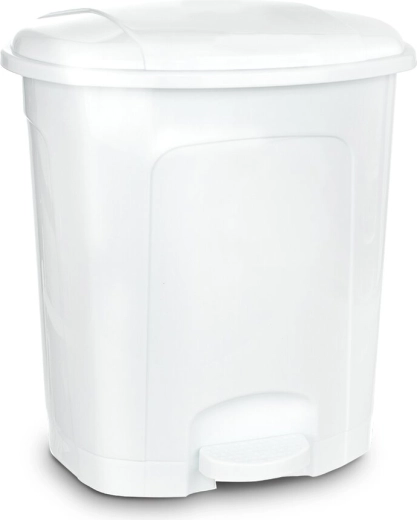 Odpadkový koš s pedálem 3 l bílý