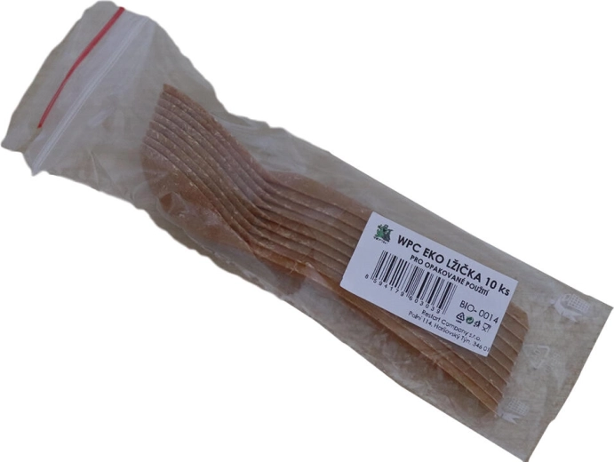 Eko lžičky z WPC – sada 10 ks