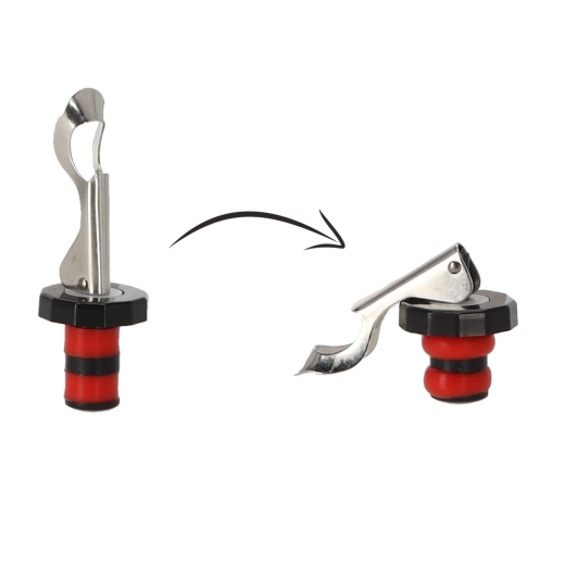 Zacvakávací korek na láhve se silikonovým těsněním