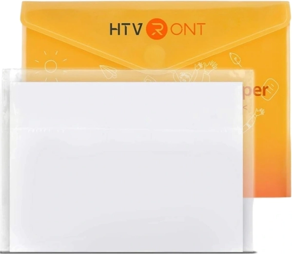 HTVRONT lesklá samolepicí fólie A4 bílá