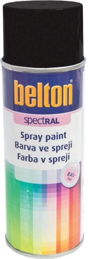 Barva ve spreji BELTON RAL 9005 matná černá 400 ml