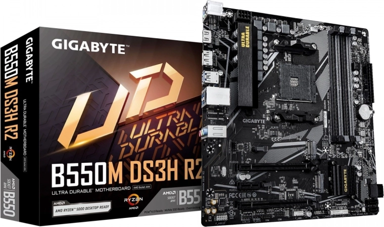Gigabyte B550M DS3H R2 – microATX základní deska s AMD B550, HDMI/DP