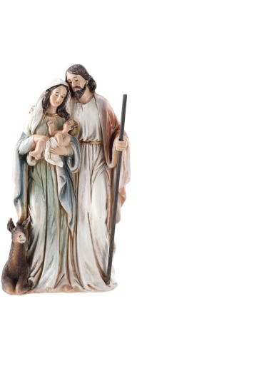 Betlémská figurka Svatá rodina (narození Ježíše) - 1 kus