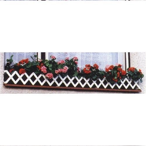 Okenní zahrádka 70–80 cm bílá