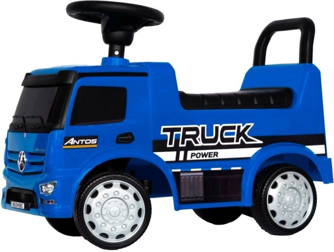Mercedes-Benz Antos dětské odrážedlo truck se zvukem a světly, modré