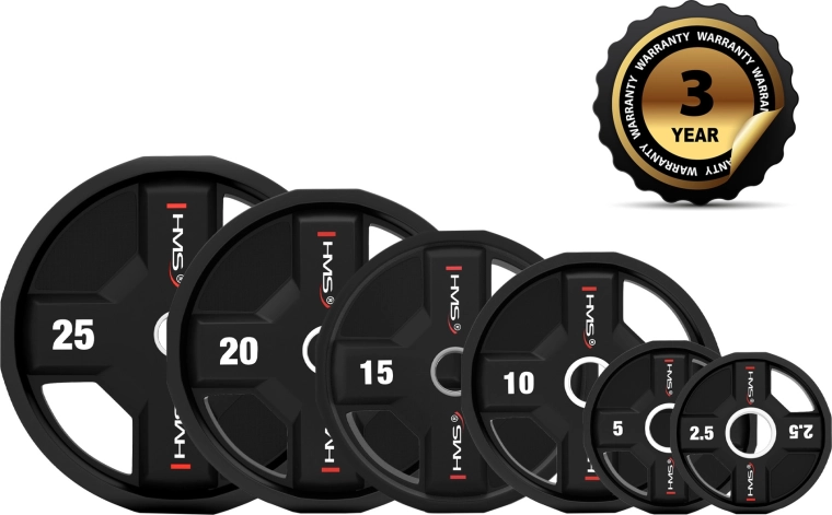 Olympijský polyuretanový kotouč HMS 5 kg