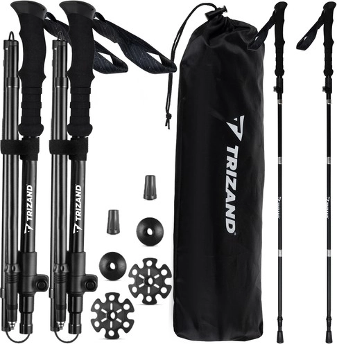 Skládací trekingové hole s příslušenstvím Trizand