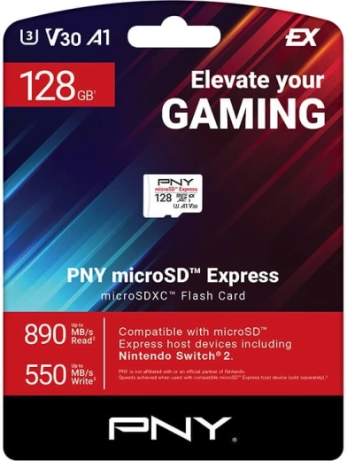 PNY microSD Express karta 128 GB - 1 kus