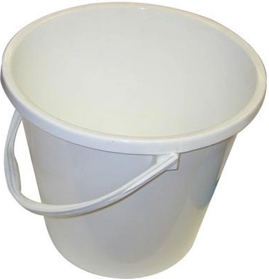 Plastové vědro 15 l s měrkou, hnědé