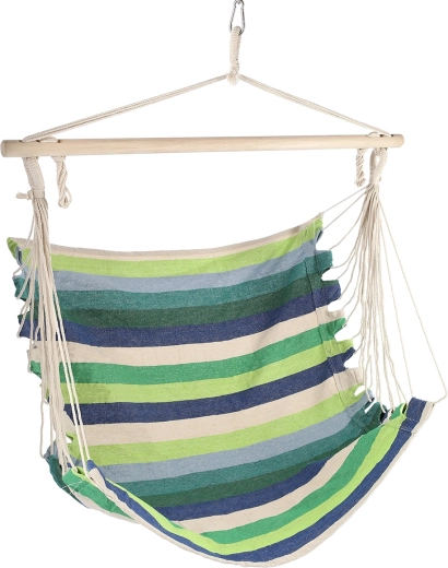 Brazilské závěsné křeslo NILS Camp zelené