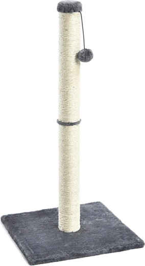 Velký sisalový škrabací sloupek pro kočky 100 cm