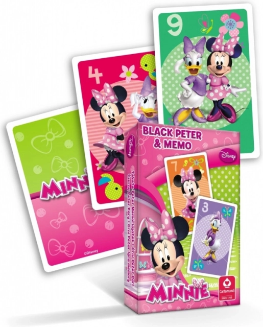 Karetní hra Černý Petr a Pexeso – Minnie Mouse