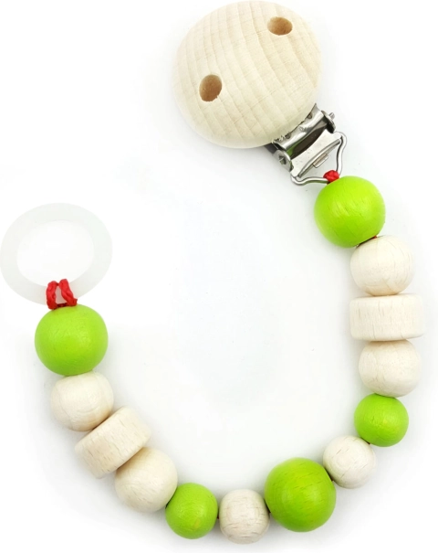 Hess klips na dudlík světle zelený