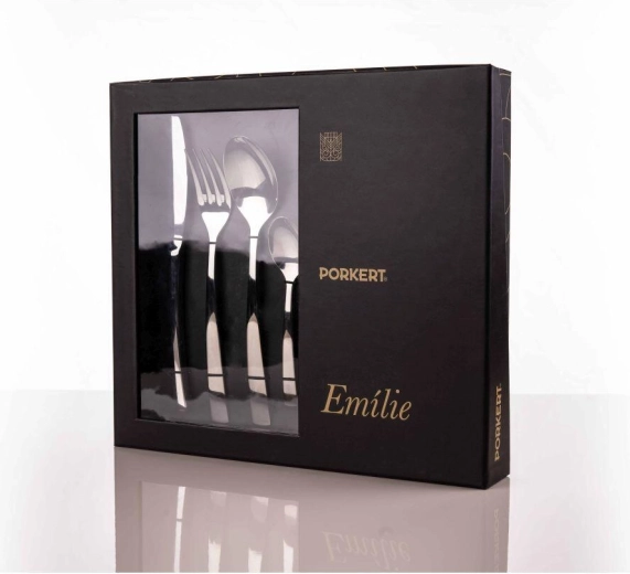 Příborová sada EMILIE z nerezové oceli, 24 dílů