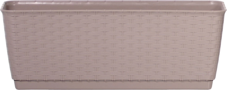 Truhlík s miskou Ratolla P 49,2 cm mocca
