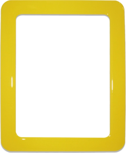 Magnetický samolepicí rám 19,0 × 23,8 cm – žlutý