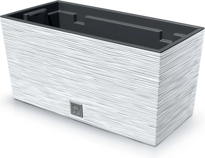 Texturovaný truhlík Furu Case 39,5 cm – bílý