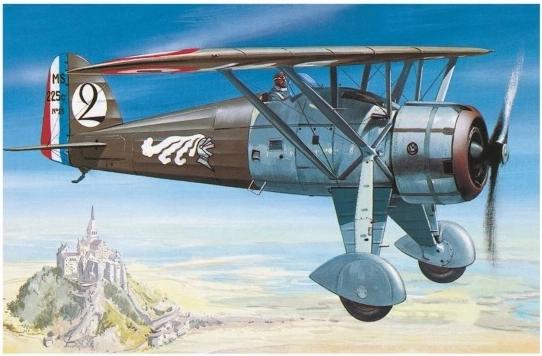 Model letadla Morane Saulnier MS 225 1:72 - 1 kus