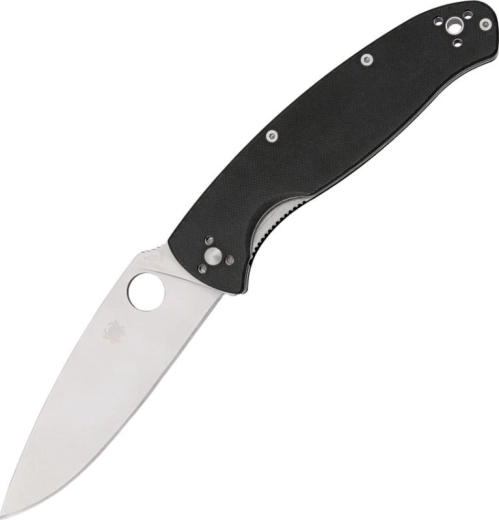 Spyderco Resilience velký kapesní nůž 10,8 cm, černý, G10