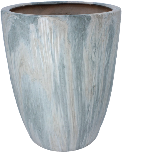 Keramický obal na květináč s mramorovým efektem 37 × 37 × 45,5 cm