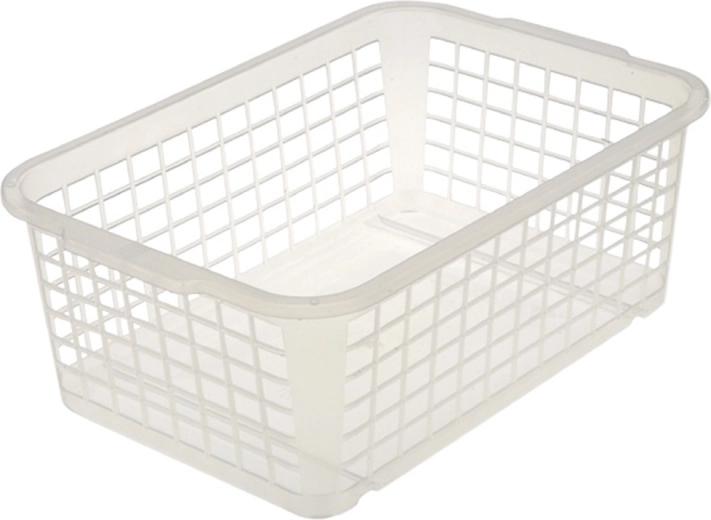 Plastový stohovatelný košík KEEEPER transparentní 30 × 20 × 11 cm