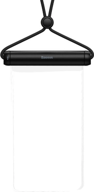 Baseus vodotěsné pouzdro na smartphone s posuvným uzávěrem (černé)