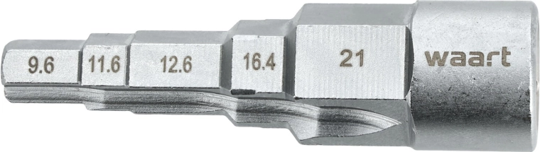 Klíč na radiátorové šroubení s více velikostmi