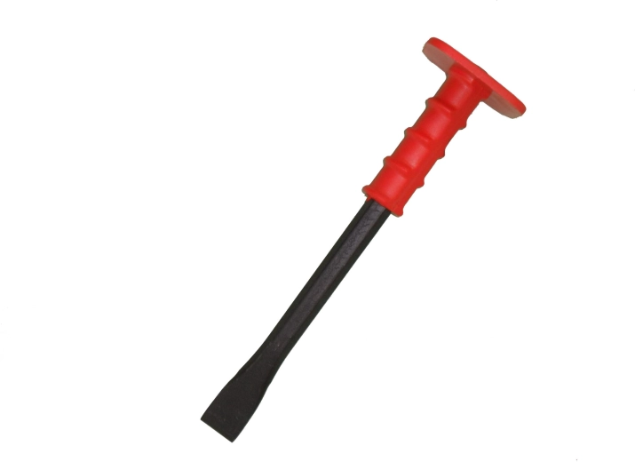 Kamenický plochý sekáč s PVC krytem 250 mm