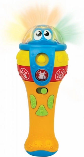 Interaktivní Dětský Mikrofon se Světelnými a Zvukovými Efekty