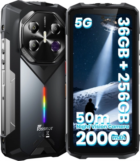 Chytrý telefon Fossibot F113 šedý