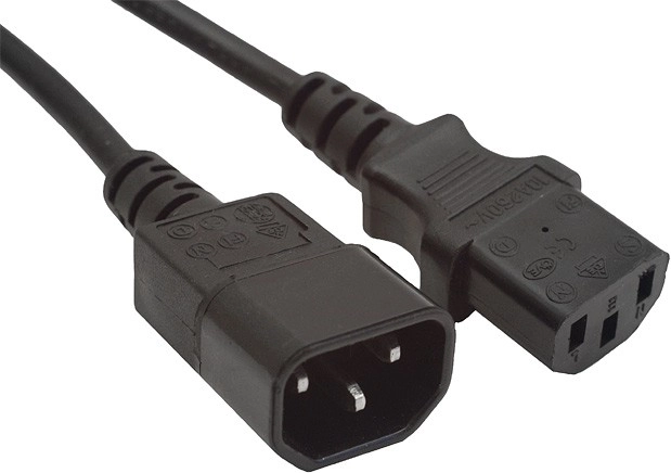 Prodlužovací napájecí kabel 1,8 m s certifikací VDE