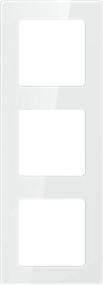 Trojitá rámečková zásuvka Avatto bílá