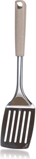 Obracečka s otvory NATURAL z nerezové oceli 34,5 × 8 cm