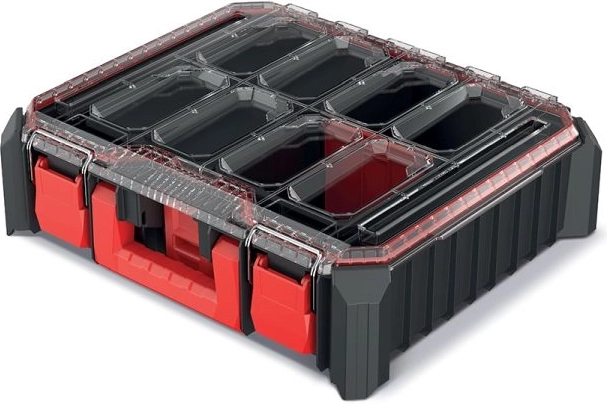 Organizér na nářadí s těsněním, 44,5 × 36,8 × 12,6 cm, černý