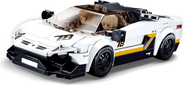 Sluban ModelBricks Bílý ItalSport