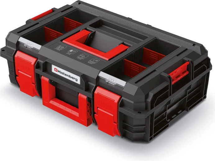 Kufr na nářadí KISTENBERG X-Block 546 × 380 × 194 mm, černý