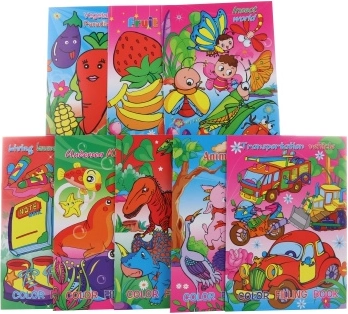 Dětské omalovánky – jednoduché obrázky k vybarvení