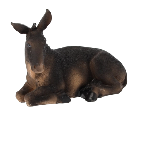 Figura osla do betléma z polyresinu 14 × 26 × 21 cm