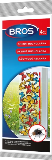 Okenní mucholapka pásová BROS (4 ks)