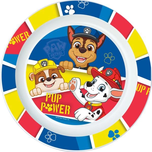 Plastový talíř PAW Patrol 22 cm modrý