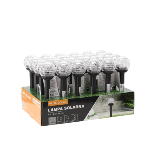 Solární zahradní lampa multicolor 34 cm