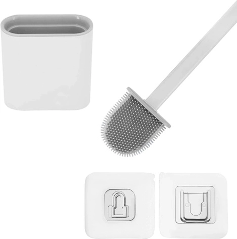 Silikonový WC kartáč Ruhhy slim s hygienickým držákem
