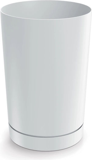 Květináč Tubo 30 cm bílý s vložkou