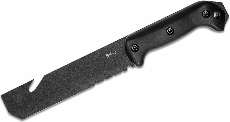 KA-BAR Becker Tac Tool taktický nůž 17,5 cm, černý, Zytel, pouzdro