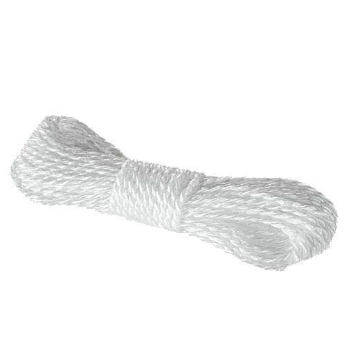 Šňůra na prádlo 30 m z polypropylenu, bílá