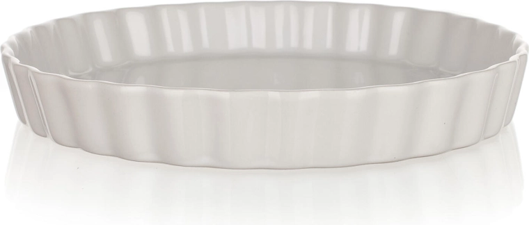 Kulatá zapékací forma Culinaria bílá 28,5 cm