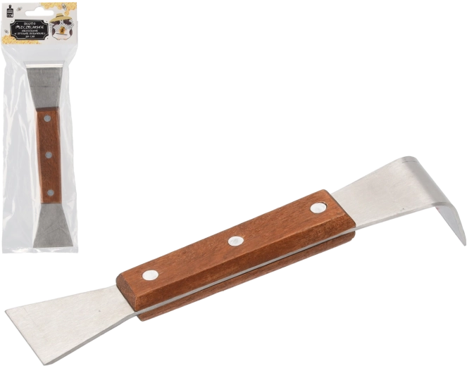 Včelařské dláto z nerezové oceli s dřevěnou rukojetí 20 cm